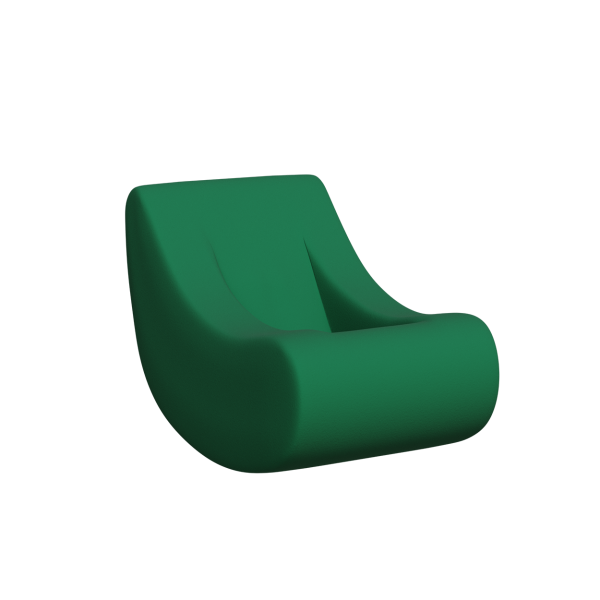 Abecca Anti Ligature Armadillo Limbershield Sensory Rocking Chair AR70 Pantone 349