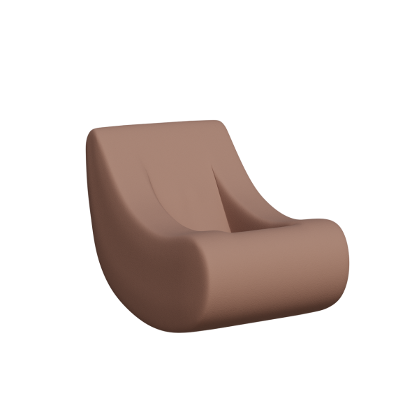 Abecca Anti Ligature Armadillo Limbershield Sensory Rocking Chair AR70 Pantone Mocha Mousse