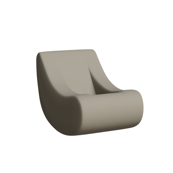 Abecca Anti Ligature Armadillo Limbershield Sensory Rocking Chair AR70 Pantone Warm Grey
