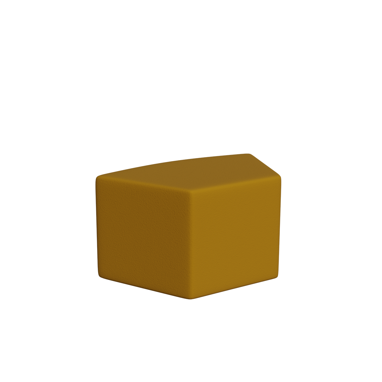 Abecca Anti Ligature Armadillo Limbershield Shaped Ottoman AR104 Pantone 132