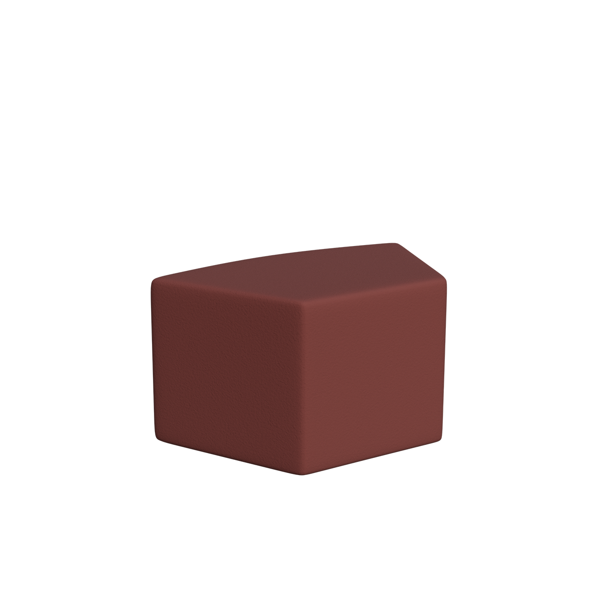 Abecca Anti Ligature Armadillo Limbershield Shaped Ottoman AR104 Pantone 499