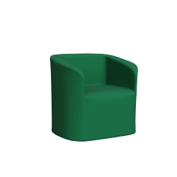 Abecca Anti Ligature Armadillo Limbershield Single Tub Chair AR60 Pantone 349