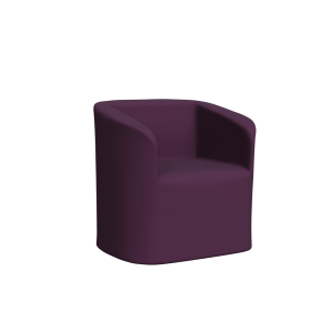 Abecca Anti Ligature Armadillo Limbershield Single Tub Chair AR60 Pantone 518