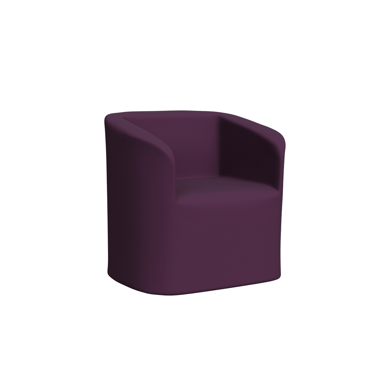 Abecca Anti Ligature Armadillo Limbershield Single Tub Chair AR60 Pantone 518