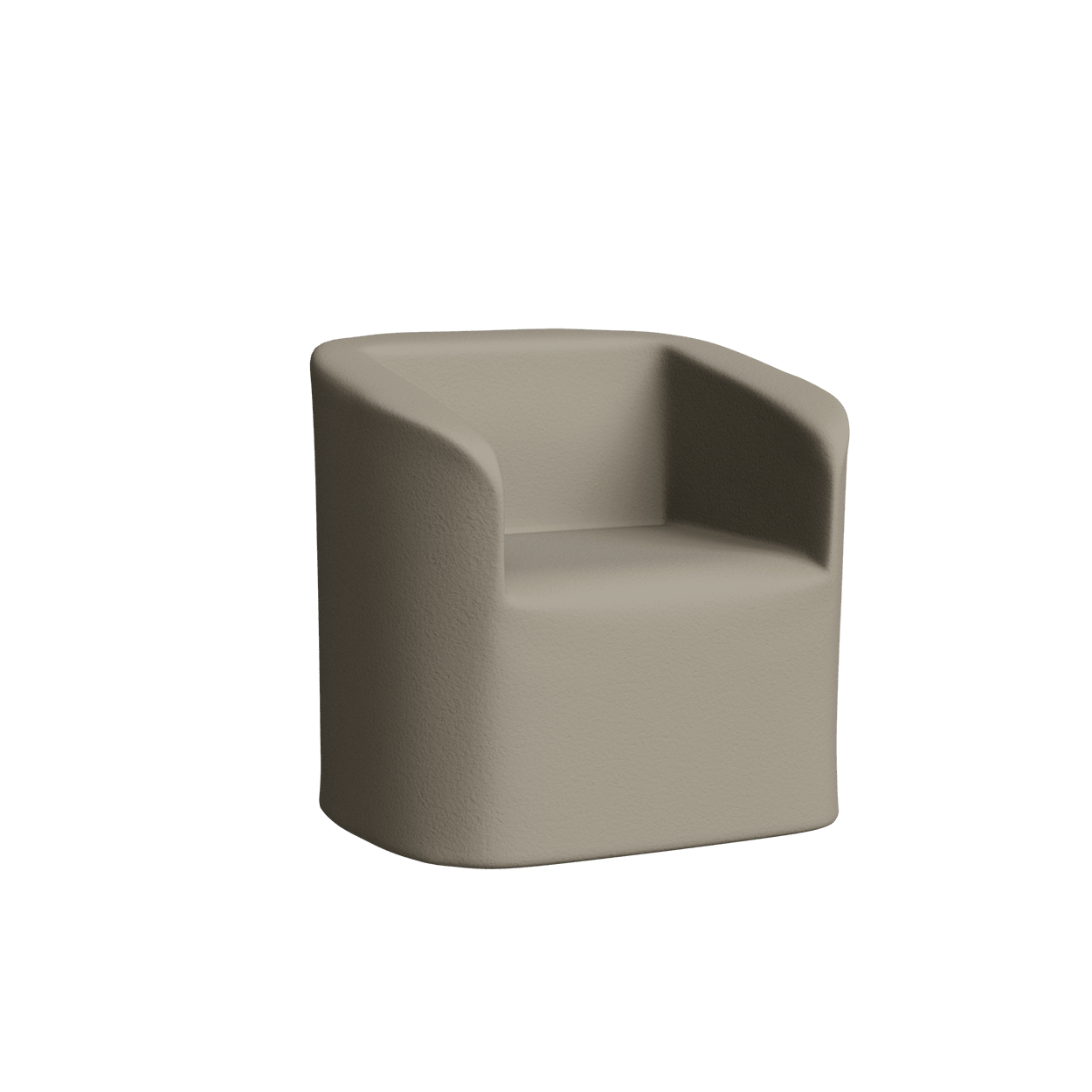 Abecca Anti Ligature Armadillo Limbershield Single Tub Chair AR60 Pantone Warm Grey 5 CP