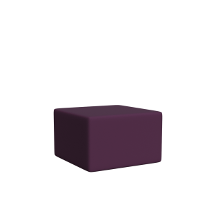 Abecca Anti Ligature Armadillo Limbershield Square Coffee Table AR91 Pantone 518