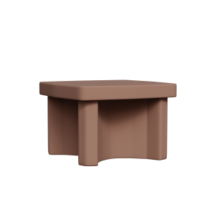 Abecca Anti Ligature Armadillo Limbershield Square Dining Table AR83 Mocha Mousse