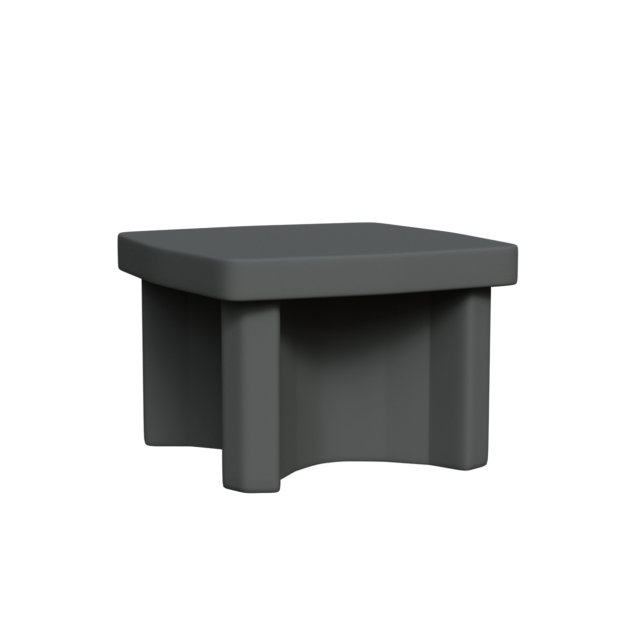 Abecca Anti Ligature Armadillo Limbershield Square Dining Table AR83 Pantone 425 2