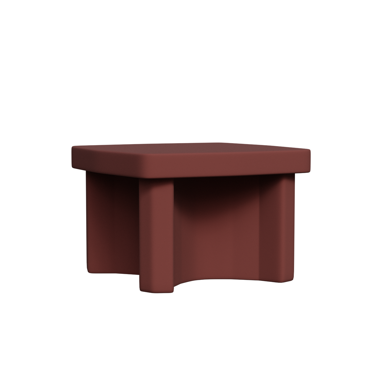 Abecca Anti Ligature Armadillo Limbershield Square Dining Table AR83 Pantone 499 1