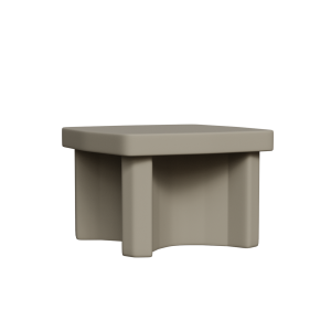 Abecca Anti Ligature Armadillo Limbershield Square Dining Table AR83 Warm Grey