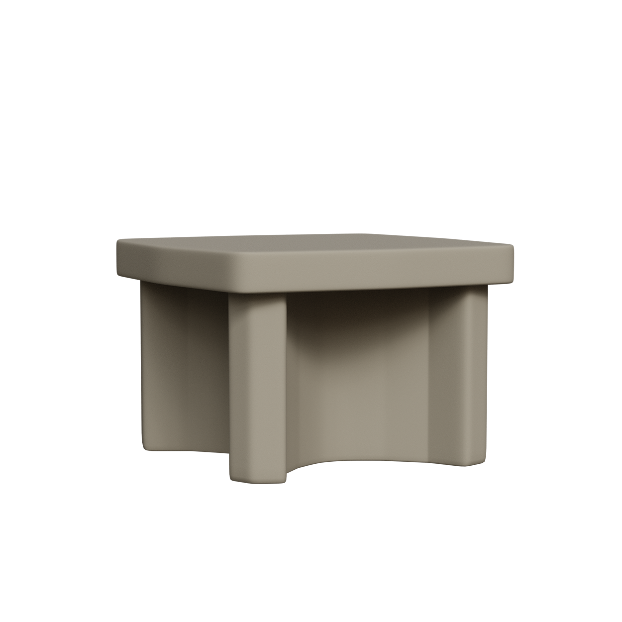 Abecca Anti Ligature Armadillo Limbershield Square Dining Table AR83 Warm Grey