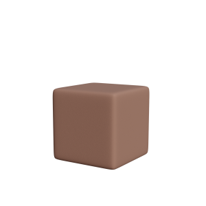 Abecca Anti Ligature Armadillo Limbershield Square Ottoman AR102 Pantone 17 1230TCX2
