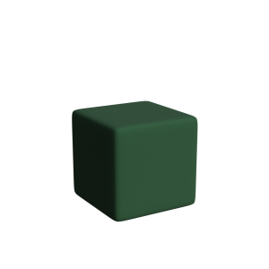 Abecca Anti Ligature Armadillo Limbershield Square Ottoman AR102 Pantone 350