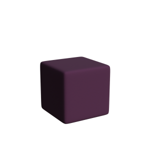 Abecca Anti Ligature Armadillo Limbershield Square Ottoman AR102 Pantone 518