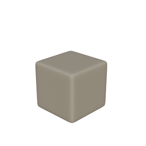 Abecca Anti Ligature Armadillo Limbershield Square Ottoman AR102 Pantone Warm Grey 5 CP