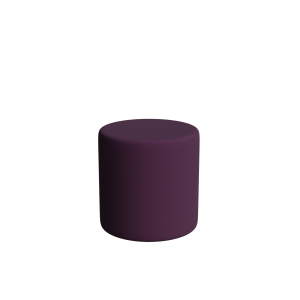 Abecca Anti Ligature Armadillo Limbershield Square Round Ottoman AR100 PANTONE 518
