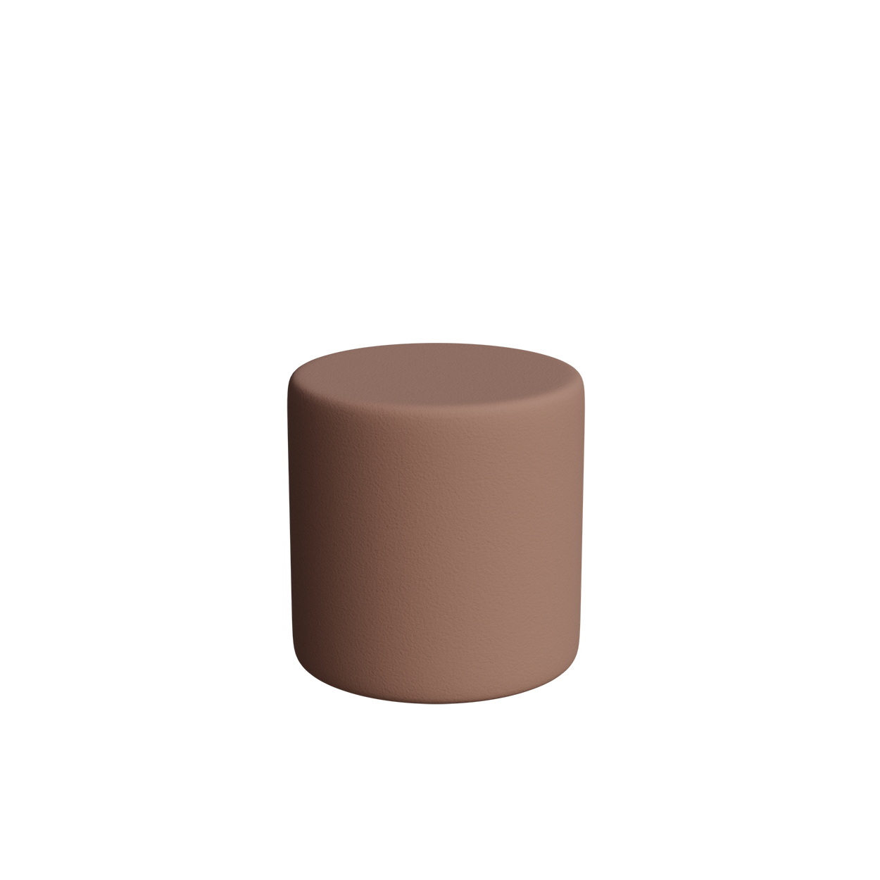 Abecca Anti Ligature Armadillo Limbershield Square Round Ottoman AR100 Pantone 17 1230TCX