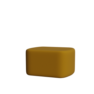 Abecca Anti Ligature Armadillo Limbershield Square Rounded Coffee Table AR92 Pantone 1322