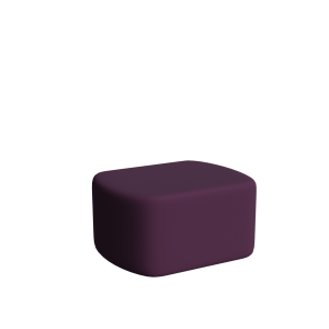 Abecca Anti Ligature Armadillo Limbershield Square Rounded Coffee Table AR92 Pantone 518