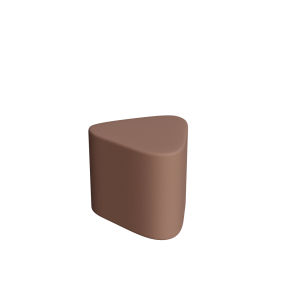 Abecca Anti Ligature Armadillo Limbershield Triangle Ottoman AR113 Pantone 17 1230TCX