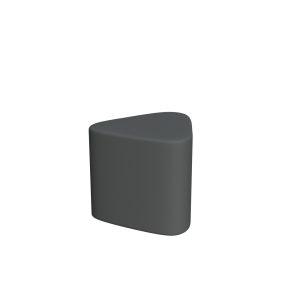 Abecca Anti Ligature Armadillo Limbershield Triangle Ottoman AR113 Pantone 425