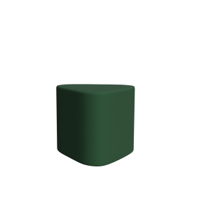 Abecca Anti Ligature Armadillo Limbershield Triangle Ottoman AR113 Pantone 4772