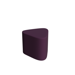 Abecca Anti Ligature Armadillo Limbershield Triangle Ottoman AR113 Pantone 518