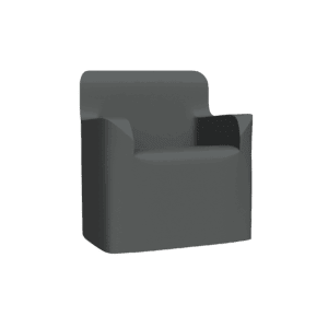 SingleArmchair—Coated—Pantone425 1 1