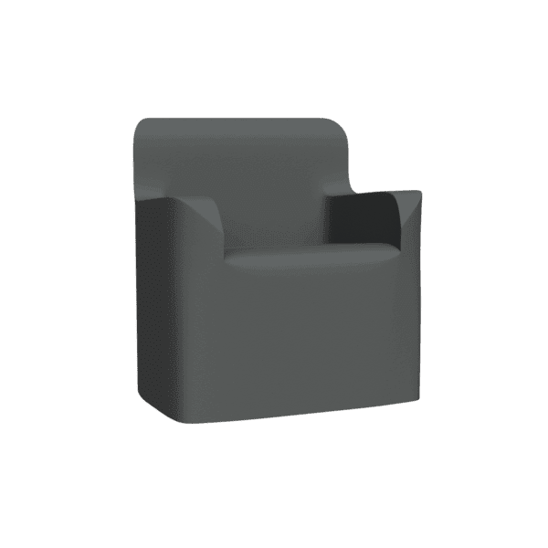 SingleArmchair—Coated—Pantone425 1 1