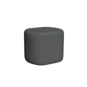 SquareOttoman—Coated—Pantone425 1