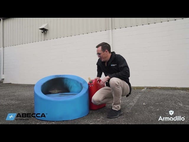 fire test armadillo