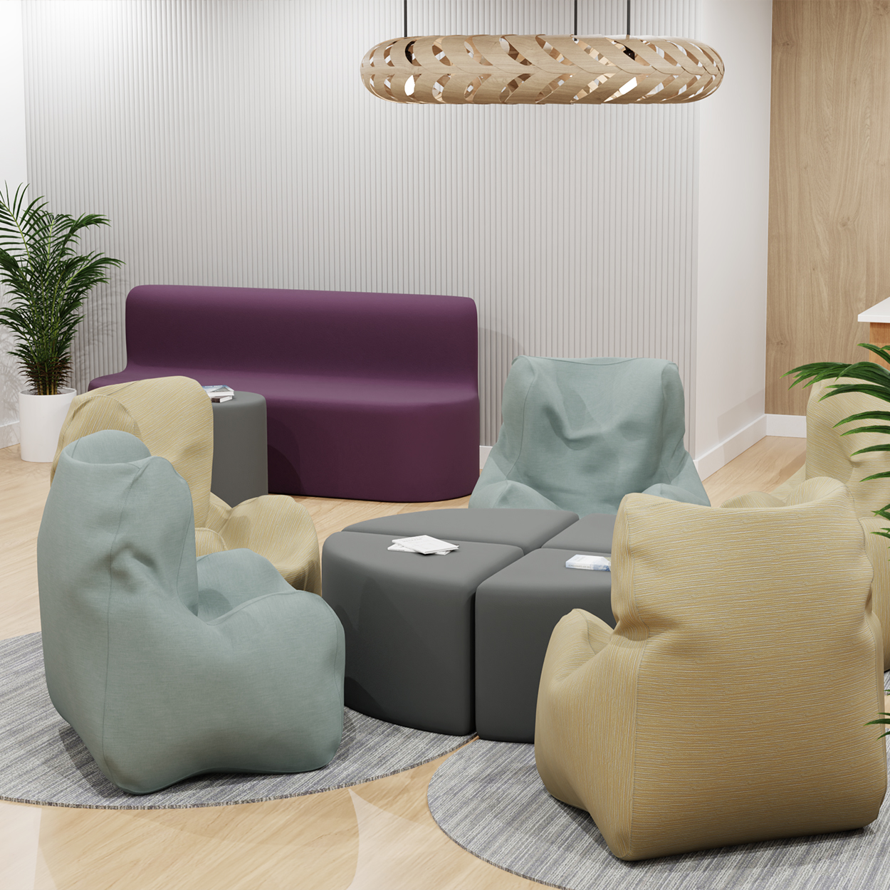 sofa and quarter ottoman 1