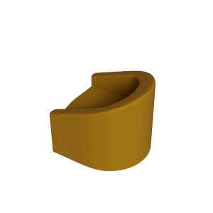 Abecca Anti Ligature Armadillo Limbershield Barrel Chair AR31 Pantone 1323