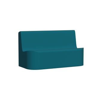 Abecca Anti Ligature Armadillo Limbershield 2 seater Couch AR10 Pantone 3155