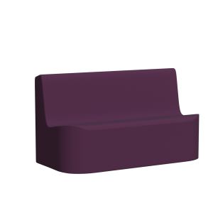 Abecca Anti Ligature Armadillo Limbershield 2 seater Couch AR10 Pantone 518 1