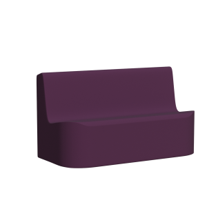 Abecca Anti Ligature Armadillo Limbershield 2 seater Couch AR10 Pantone 518 5 1