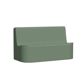 Abecca Anti Ligature Armadillo Limbershield 2 seater Couch AR10 Pantone 5625