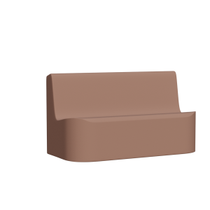 Abecca Anti Ligature Armadillo Limbershield 2 seater Couch AR10 Pantone Mocha Mousse