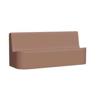 Abecca Anti Ligature Armadillo Limbershield 3 seater Couch AR20 Pantone Mocha Mousse