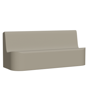 Abecca Anti Ligature Armadillo Limbershield 3 seater Couch AR20 Pantone Warm Grey