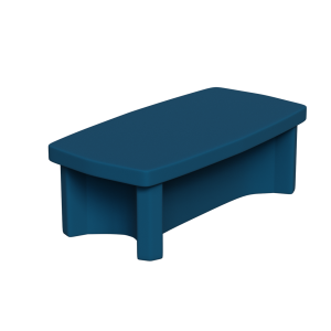 Abecca Anti Ligature Armadillo Limbershield Rectangle Dining Table AR84 Pantone 30253