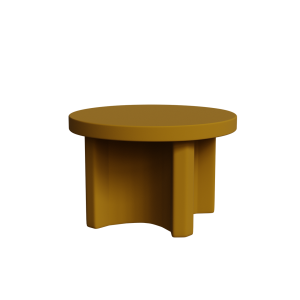 Abecca Anti Ligature Armadillo Limbershield Round Dining Table AR80 Pantone 1322