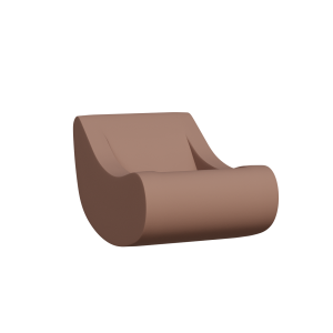 Abecca Anti Ligature Armadillo Limbershield Sensory Rocking Chair AR70 Pantone 17 1230TCX