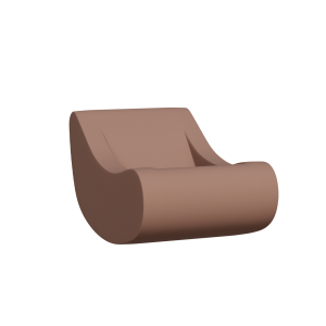 Abecca Anti Ligature Armadillo Limbershield Sensory Rocking Chair AR70 Pantone 17 1230TCX1