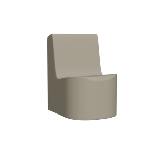 Abecca Anti Ligature Armadillo Limbershield Single Chair AR1 Pantone 132 Warm Grey 5