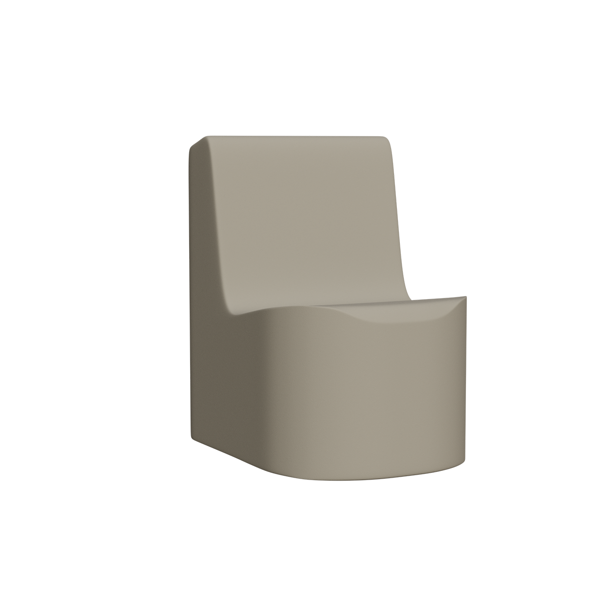 Abecca Anti Ligature Armadillo Limbershield Single Chair AR1 Pantone 132 Warm Grey 5