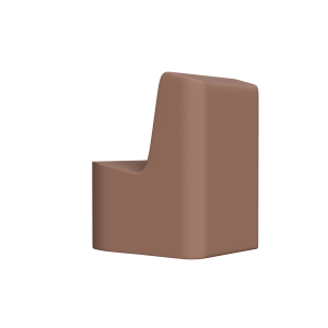 Abecca Anti Ligature Armadillo Limbershield Single Chair AR1 Pantone 17 1230 2