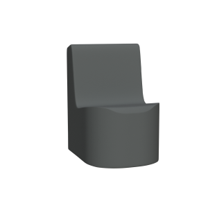 Abecca Anti Ligature Armadillo Limbershield Single Chair AR1 Pantone 425