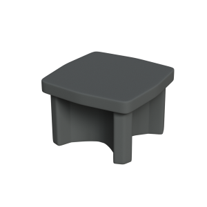 Abecca Anti Ligature Armadillo Limbershield Square Dining Table AR83 Pantone 4252
