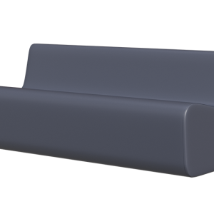 Low Back 3 Seater Couch - Image 3